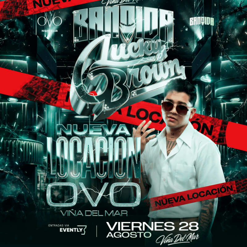 LUCKY BROWN EN VIVO 🎤 OVO VIÑA DEL MAR 🏟️ VIERNES 28 DE AGOSTO ⭐️ image