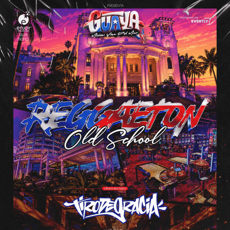 GUAYA 🇵🇷 REGGAETON OLD SCHOOL EN ENJOY VIÑA 🏟️ TIRO DE GRACIA EN VIVO 🎤