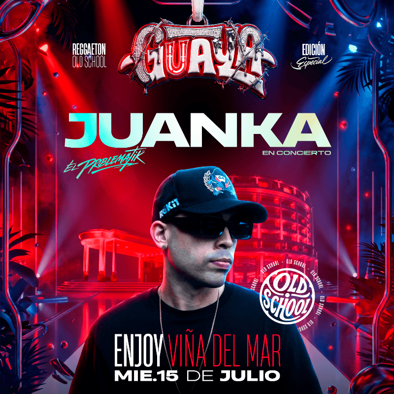 GUAYA OLD SCHOOL 🇵🇷 ENJOY VIÑA 🏟️ JUANKA EN VIVO 🎤 