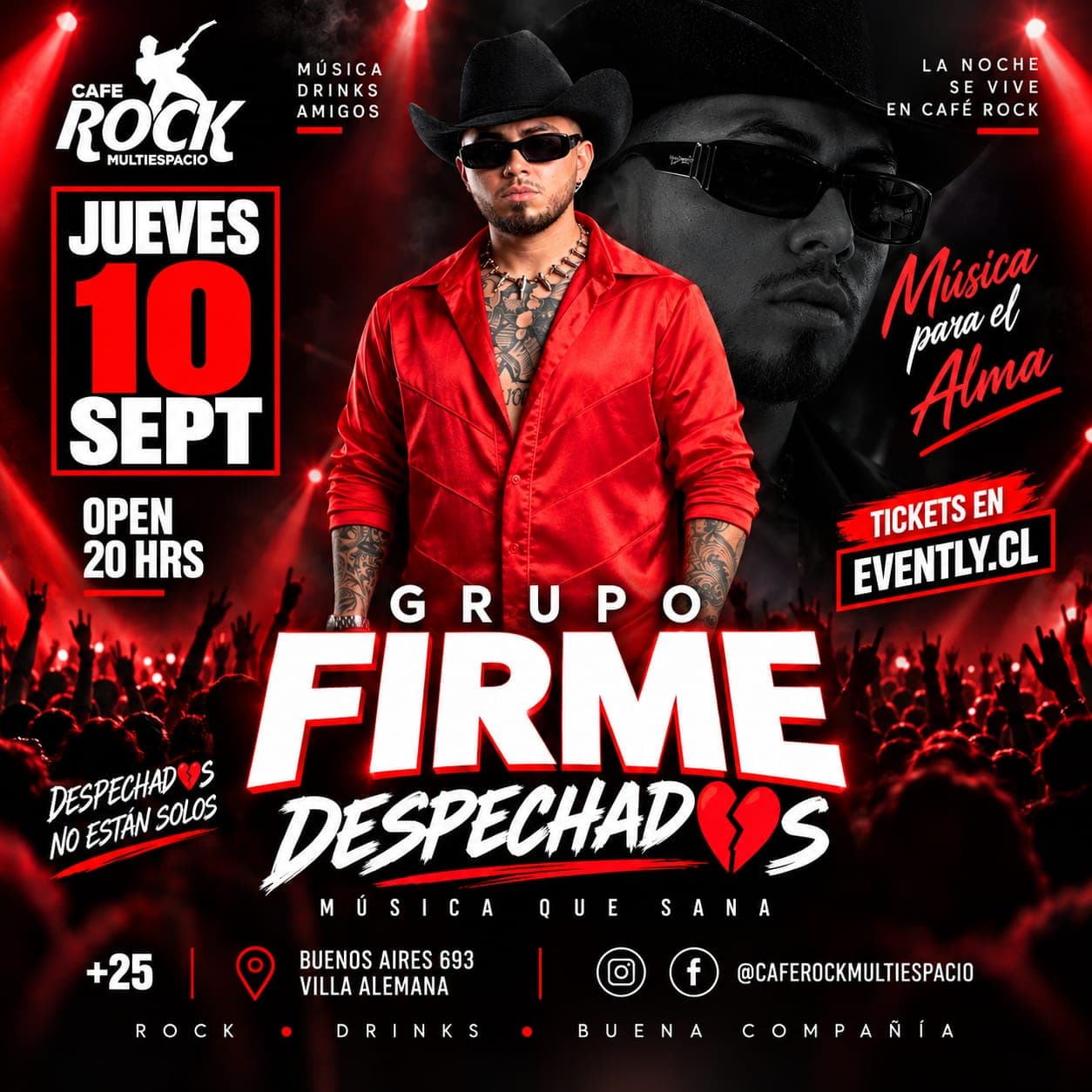 Jueves 10 Fiesta Despechadas Tributo a Grupo Firme  image