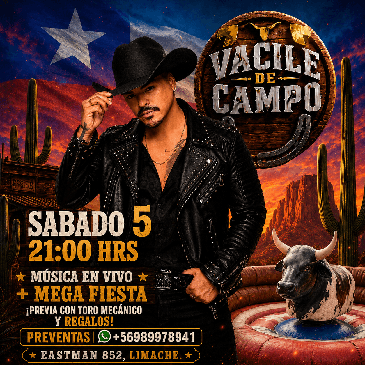 Vacile de campo  Roy tapia en vivo image