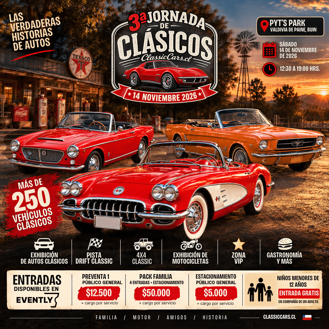 3ª Jornada de Clásicos by ClassicCars.cl  image