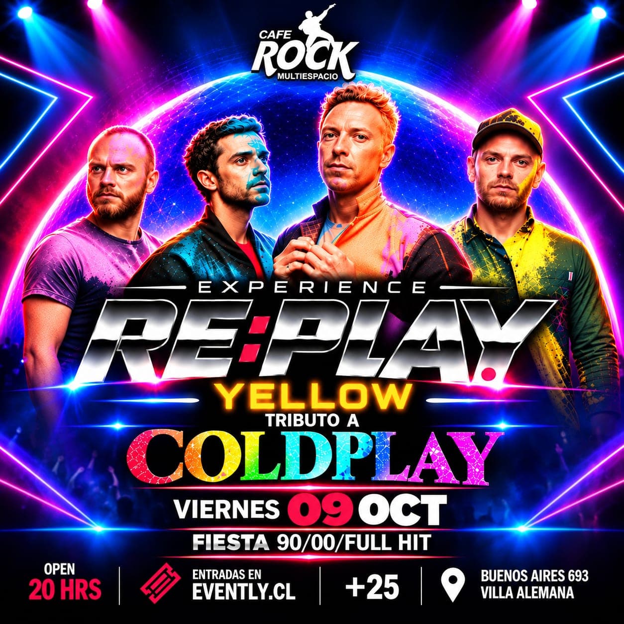 Viernes 9 Fiesta Re: Play Tributo A Coldplay  image