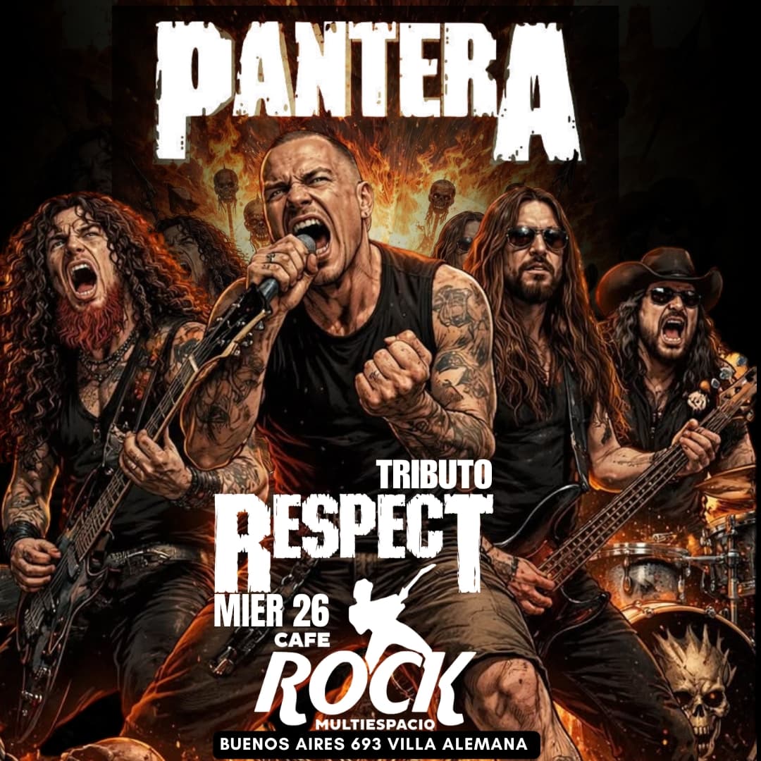 Miércoles 26 Rock A La Vena Tributo A Pantera image