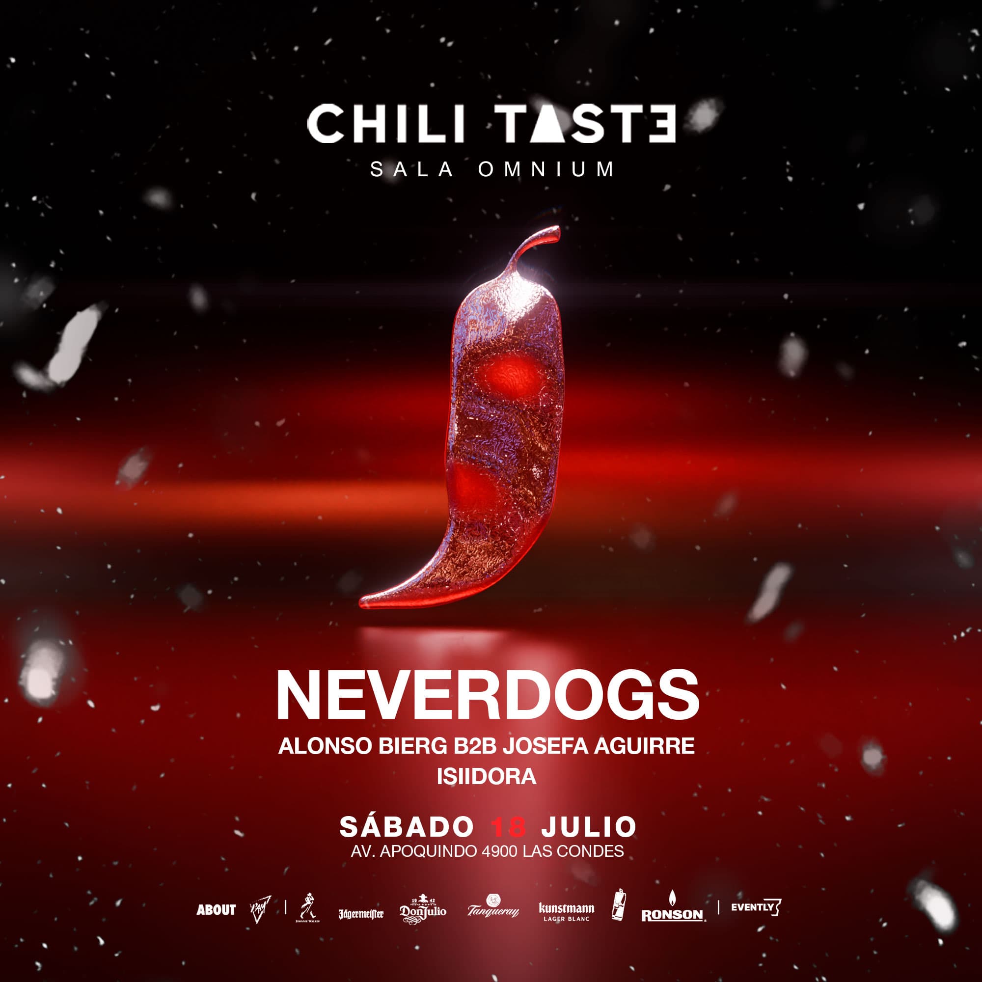 CHILITASTE ◆ NEVERDOGS ◆  SALA OMNIUM (Sábado 18.07) image