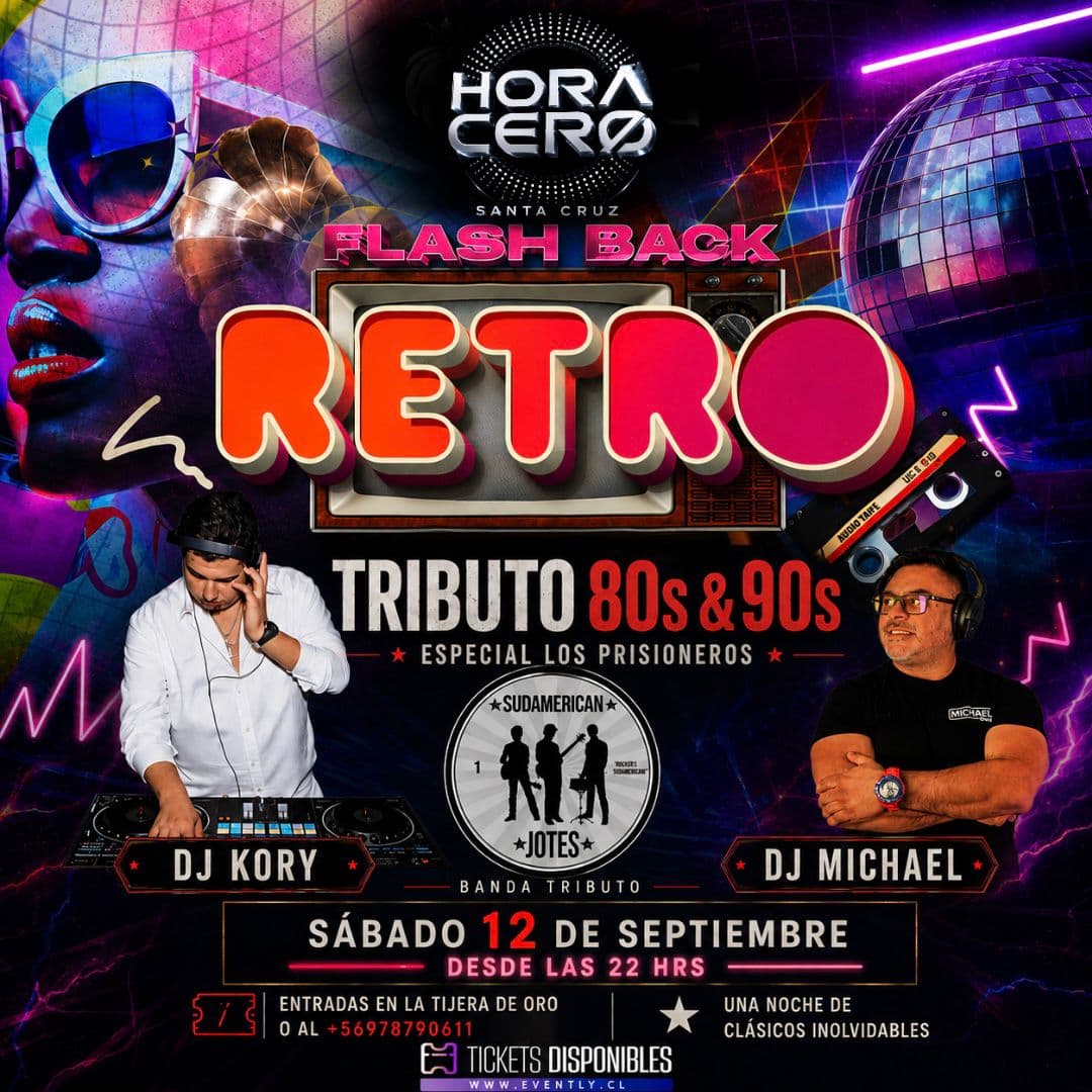 TRIBUTO 80’s & 90’s – ESPECIAL LOS PRISIONEROS 🎸 image