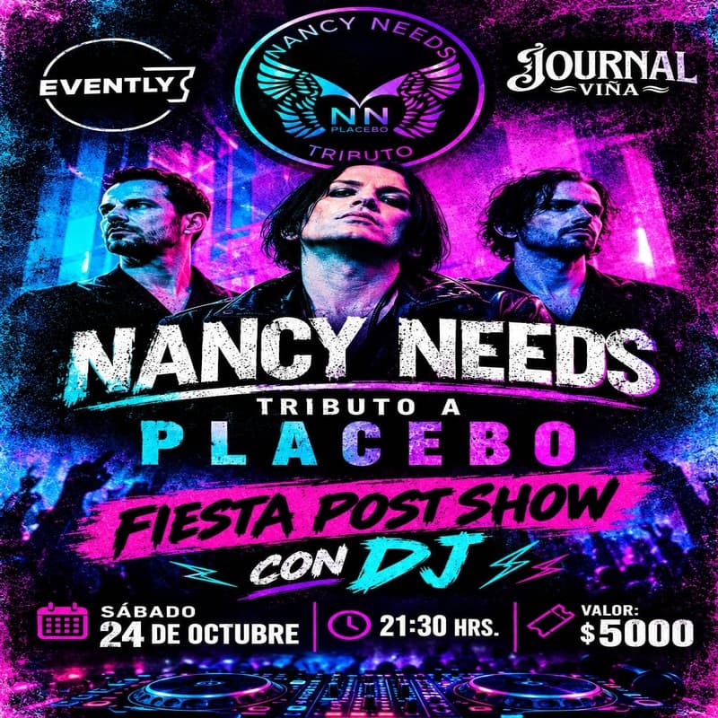 Tributo a Placebo en Journal Viña image
