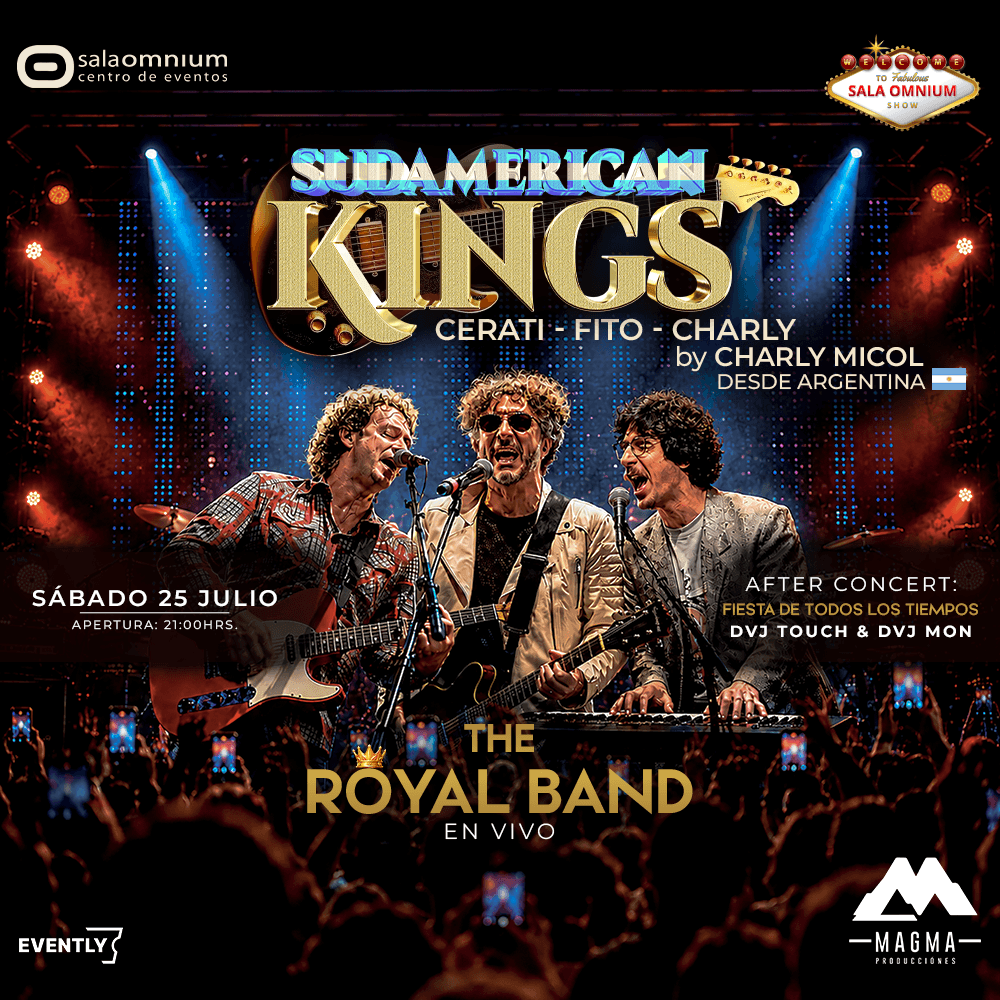 SUDAMERICAN KINGS & The Royal Band  ★ Cerati ★ Fito ★ Charly image