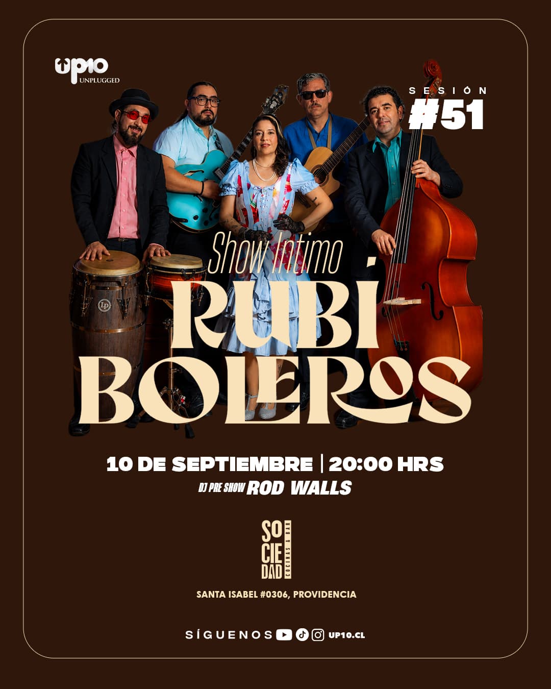 RUBÍ BOLEROS | UP10 UNPLUGGED | BAR SOCIEDAD image