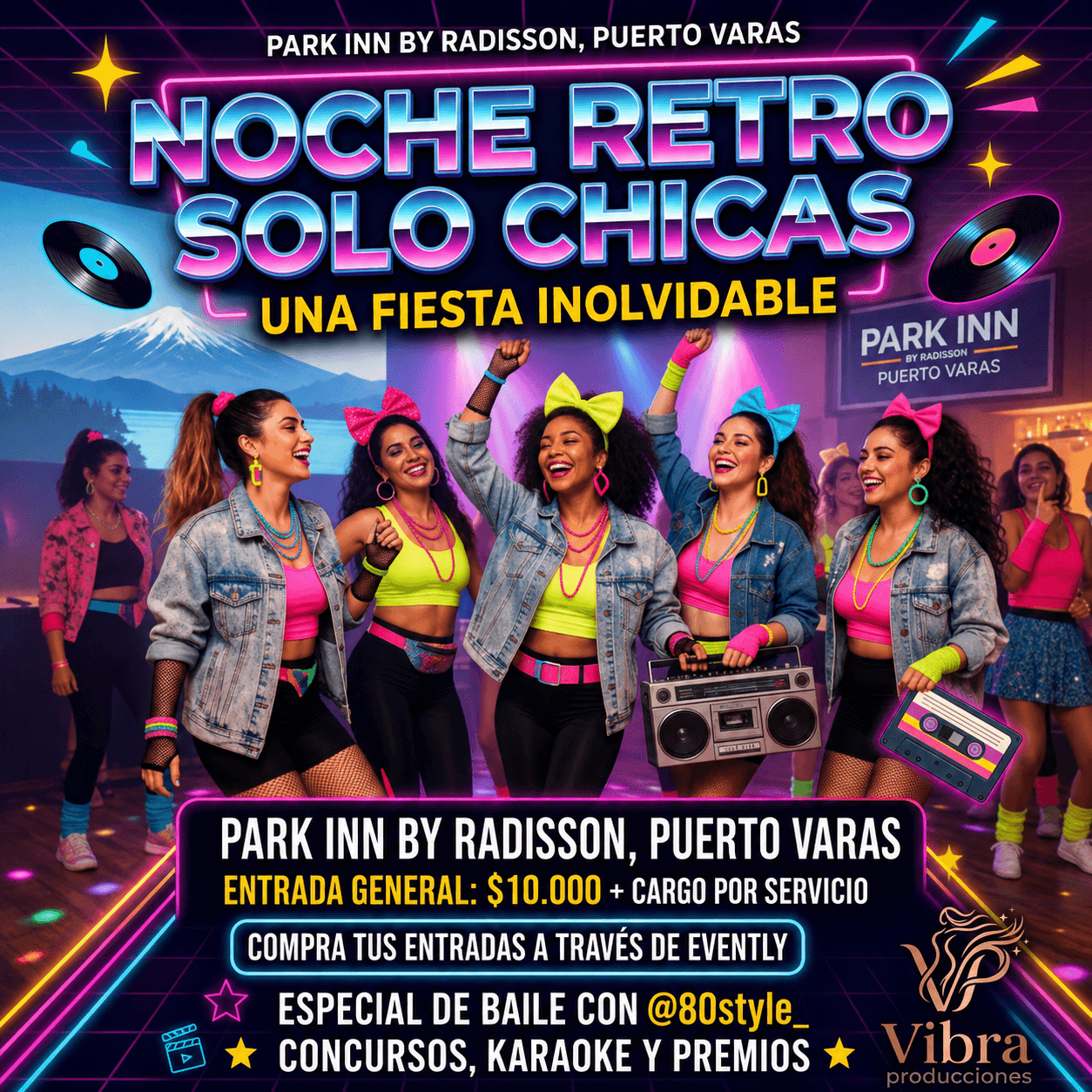 NOCHE RETRO - SOLO CHICAS image