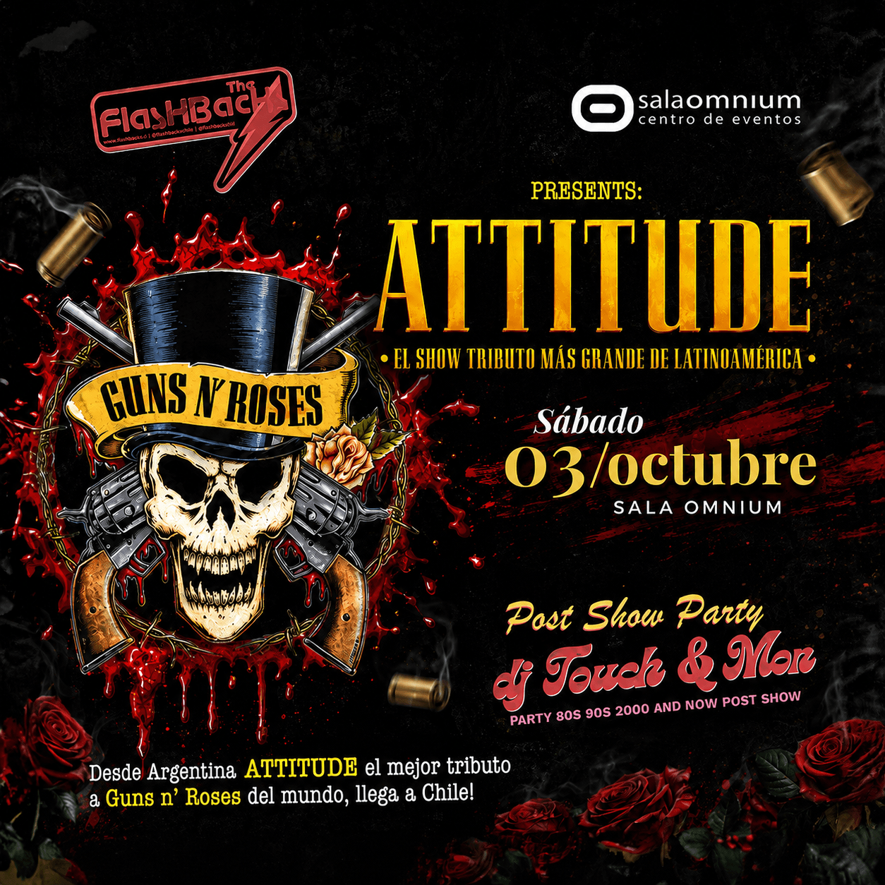 Desde Argentina el mejor tributo a Guns n Roses del mundo!!! ATTITUD EN VIVO!!! image