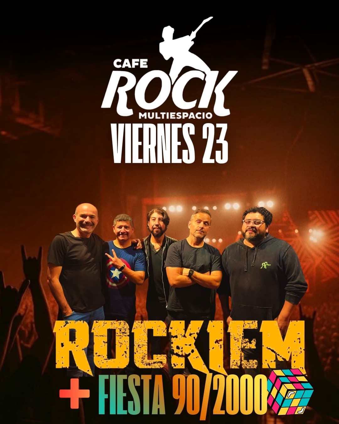 Viernes 23 fiesta 90/00 Rockiem en vivo image