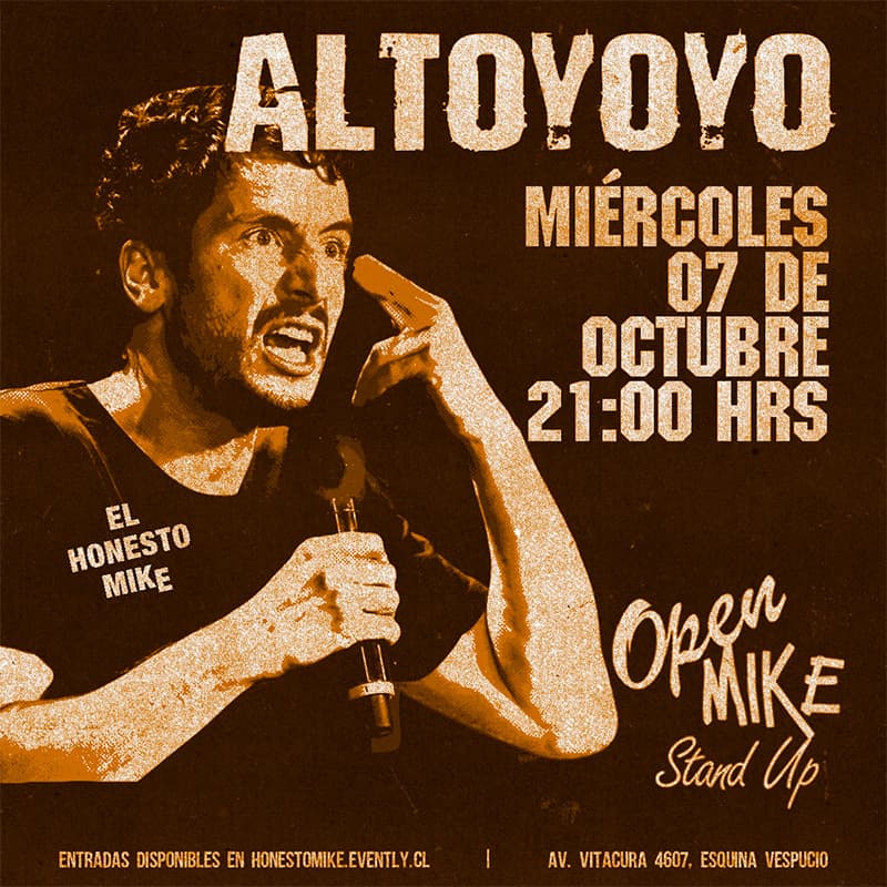 Open Mike: Altoyoyo en El Honesto Mike Vitacura image