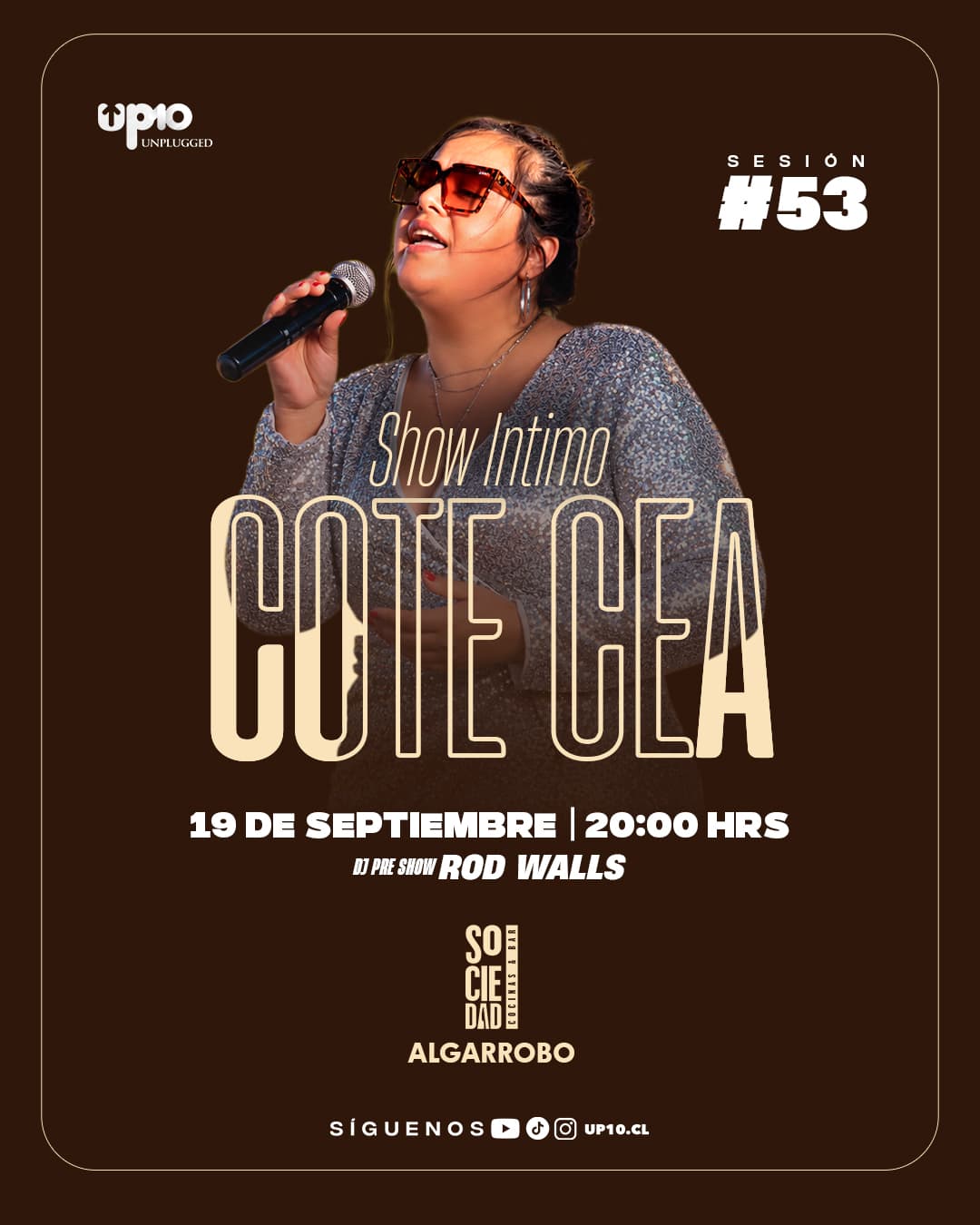COTE CEA | UP10 UNPLUGGED | BAR SOCIEDAD image