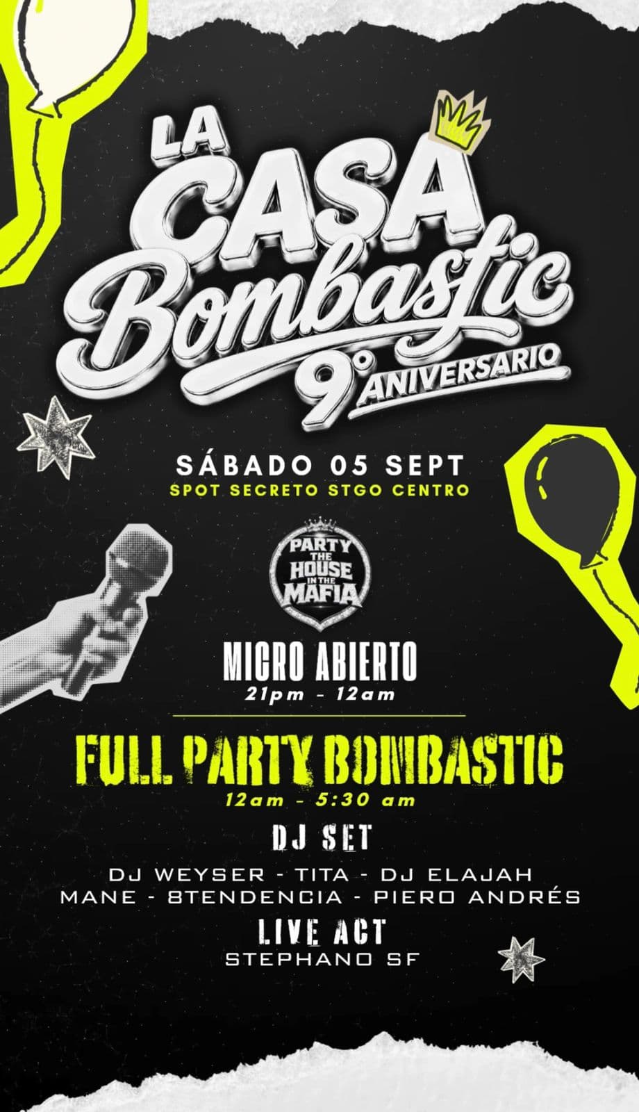 PARTY BOMBASTIC 9 ANIVERSARIO image