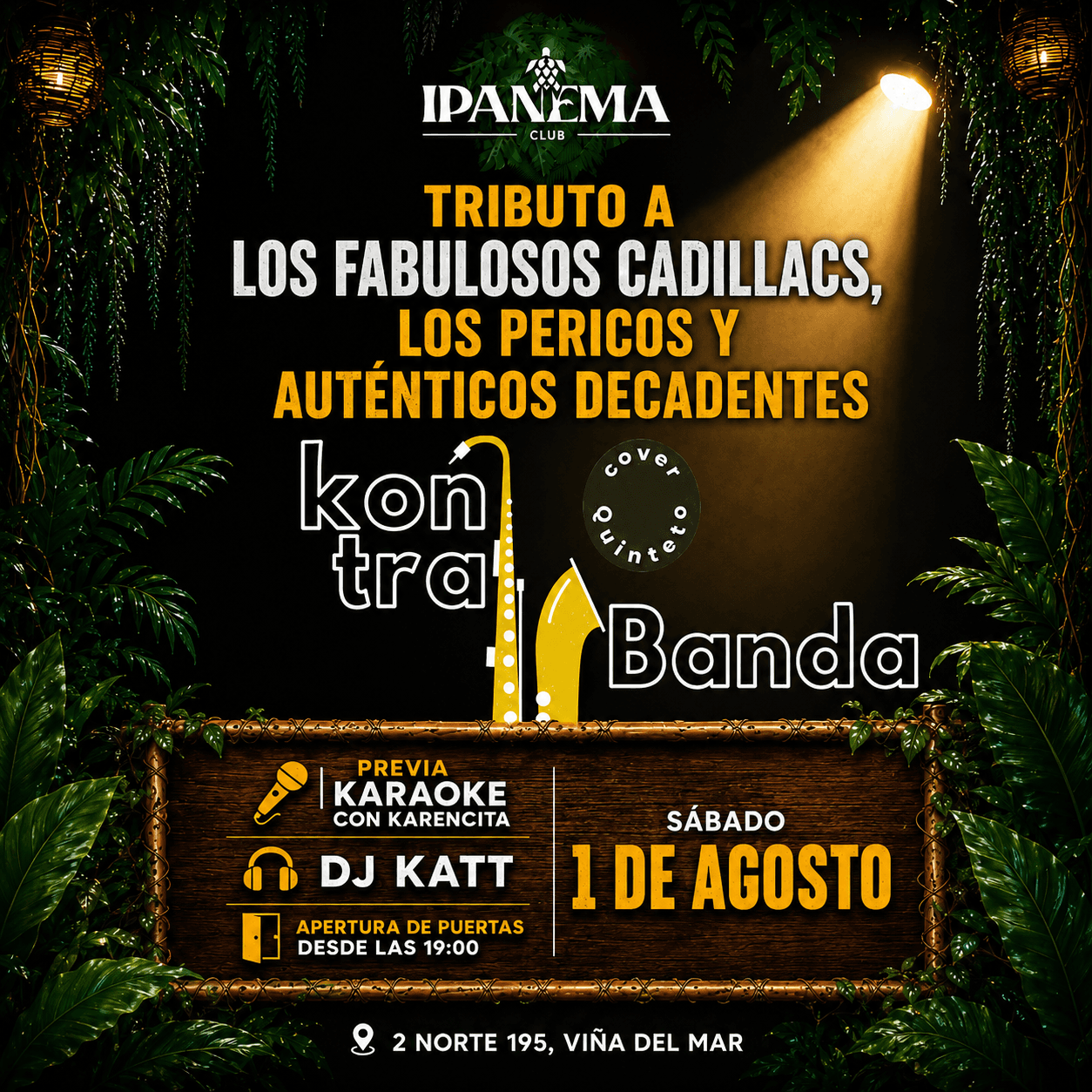 Kontrabanda- Tributo a Los Fabulosos Cadillacs, Los Pericos y Auténticos Decadentes image