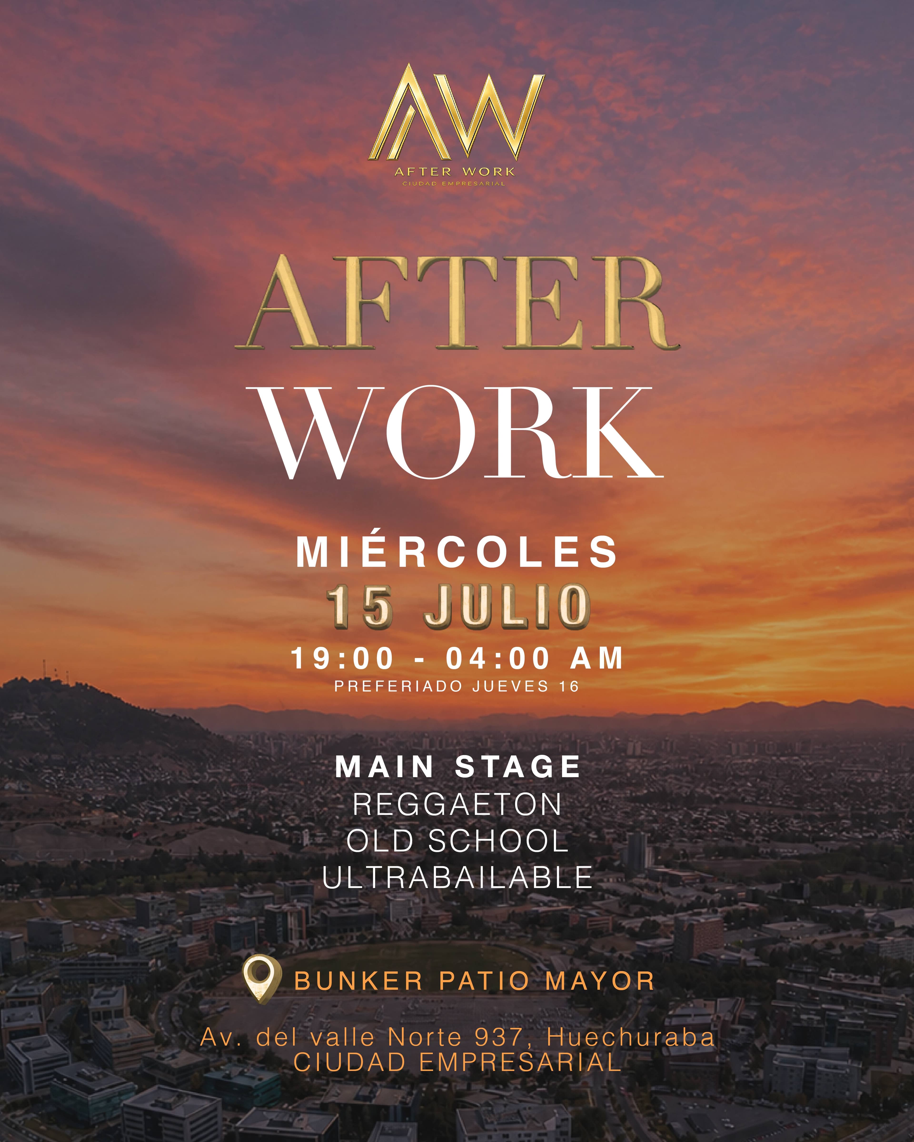 AFTER WORK - CIUDAD EMPRESARIAL