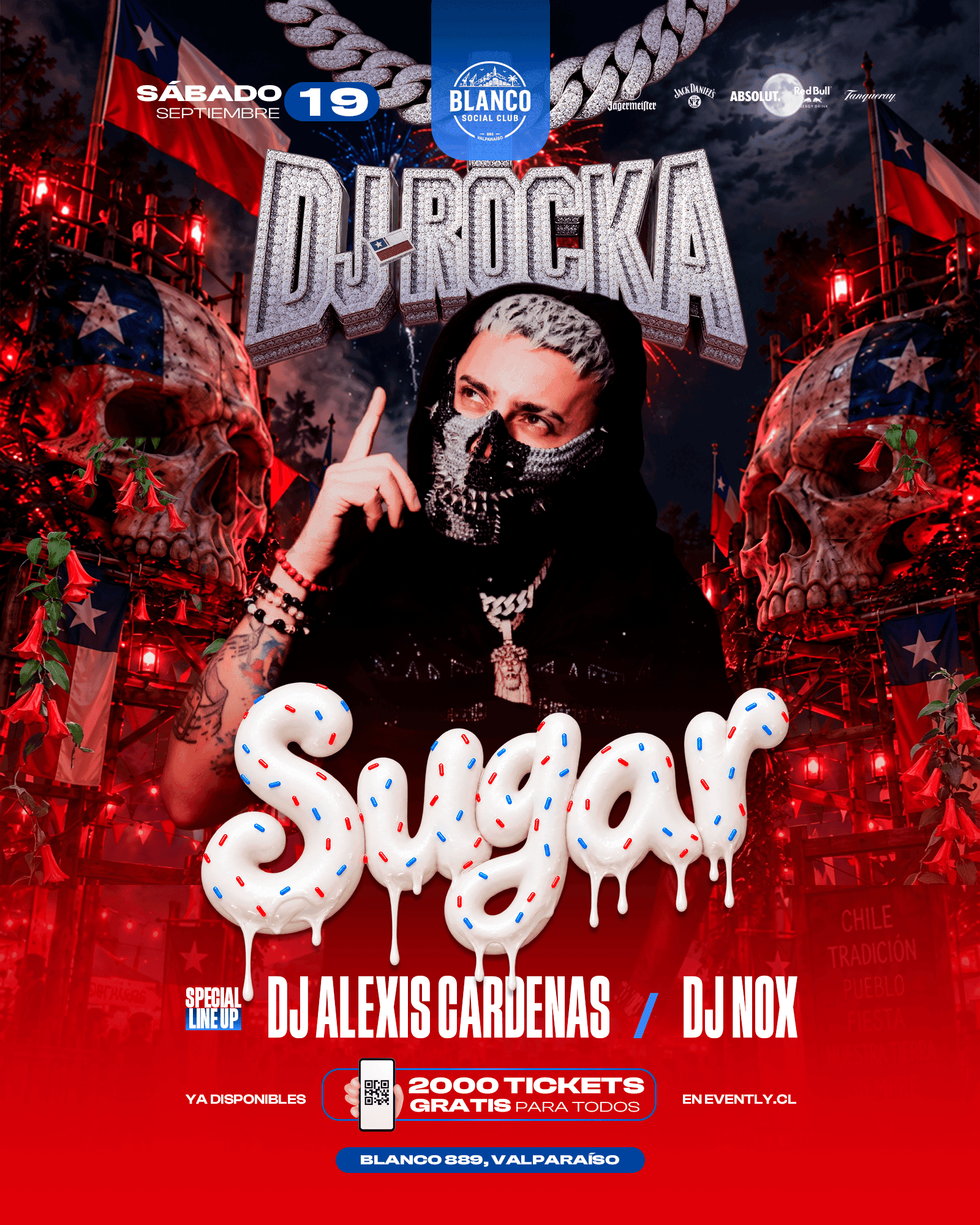 SUGAR con DJ ROCKA en Vivo — Blanco Social Club image