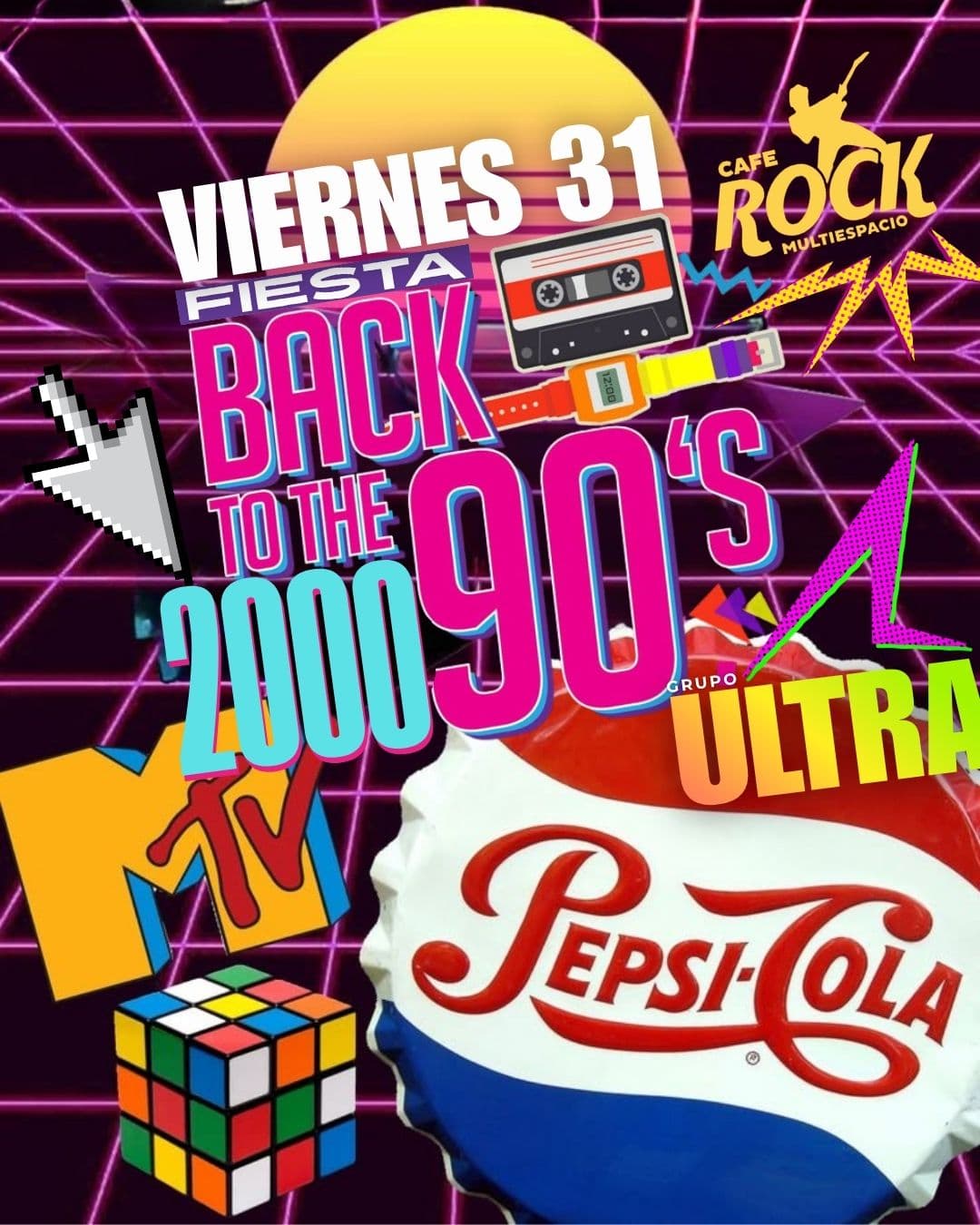 Viernes 31 FIESTA BACK TO THE 90/2000 Grupo Ultra En Vivo image