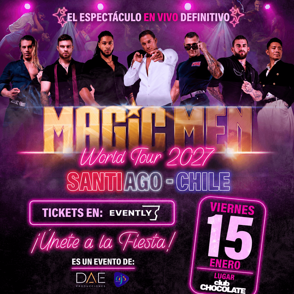 Magic Men World Tour Santiago de Chile 2027 image