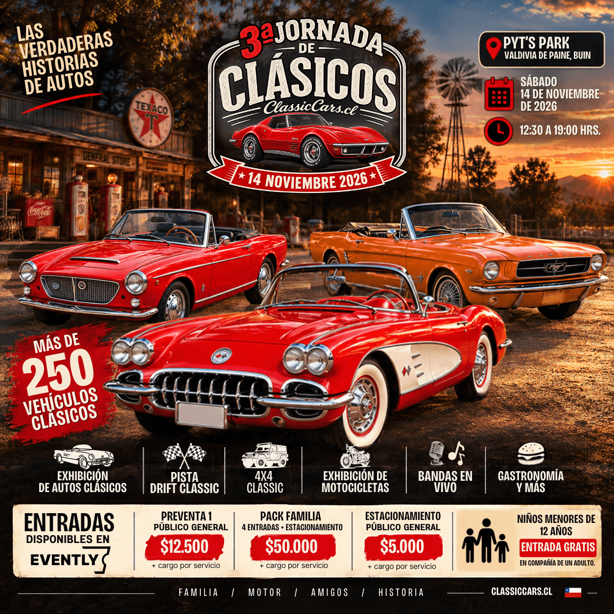 3ª Jornada de Clásicos by ClassicCars.cl  image