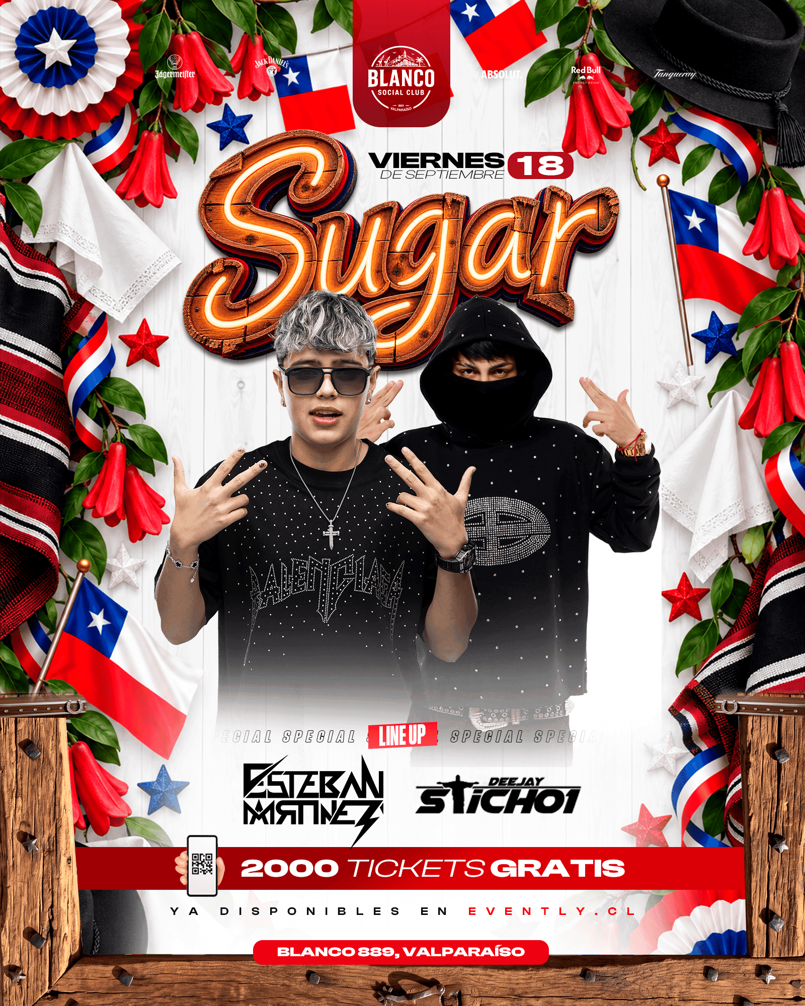 SUGAR 18 SEPTIEMBRE — Blanco Social Club image