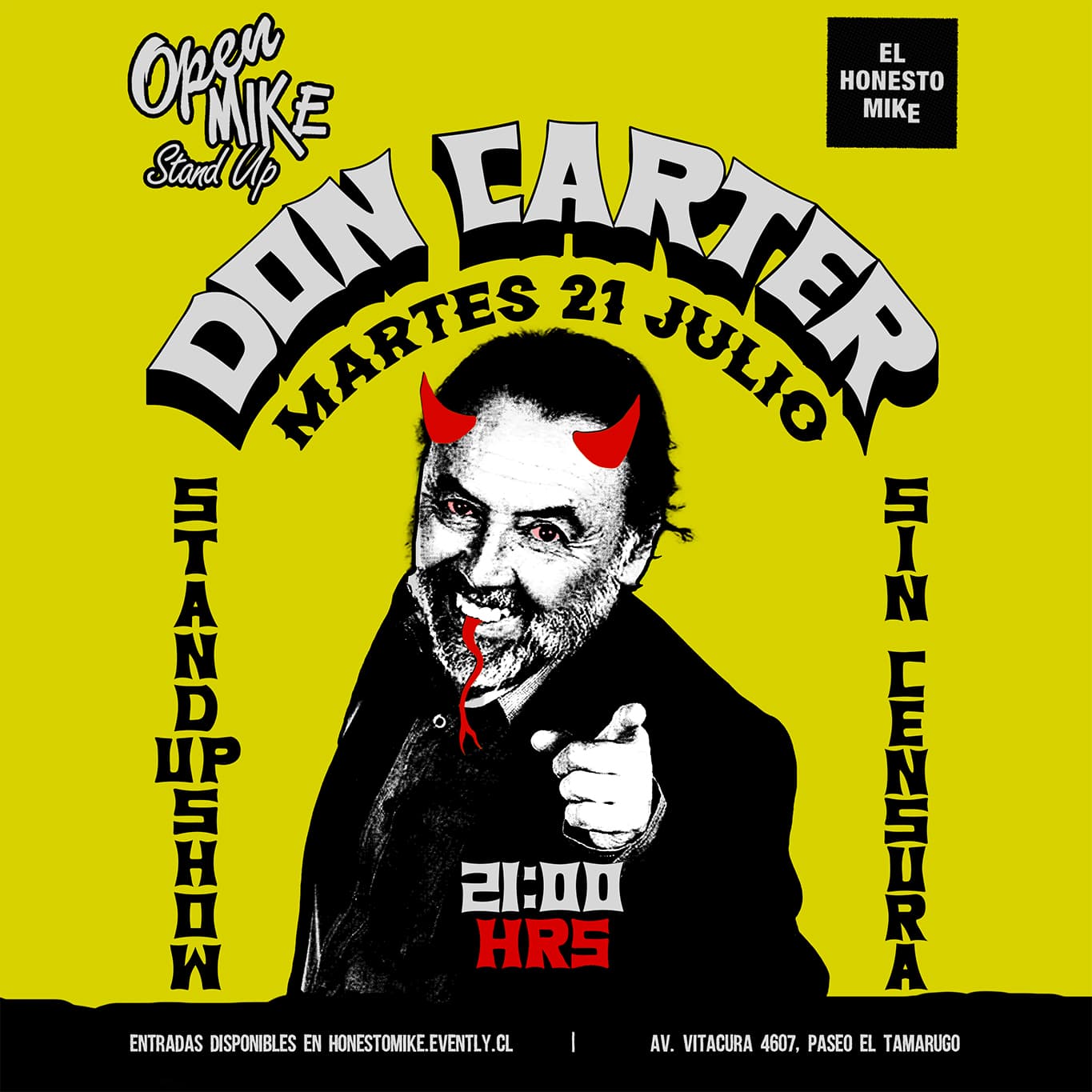 Open Mike: Don Carter en El Honesto Mike Vitacura image