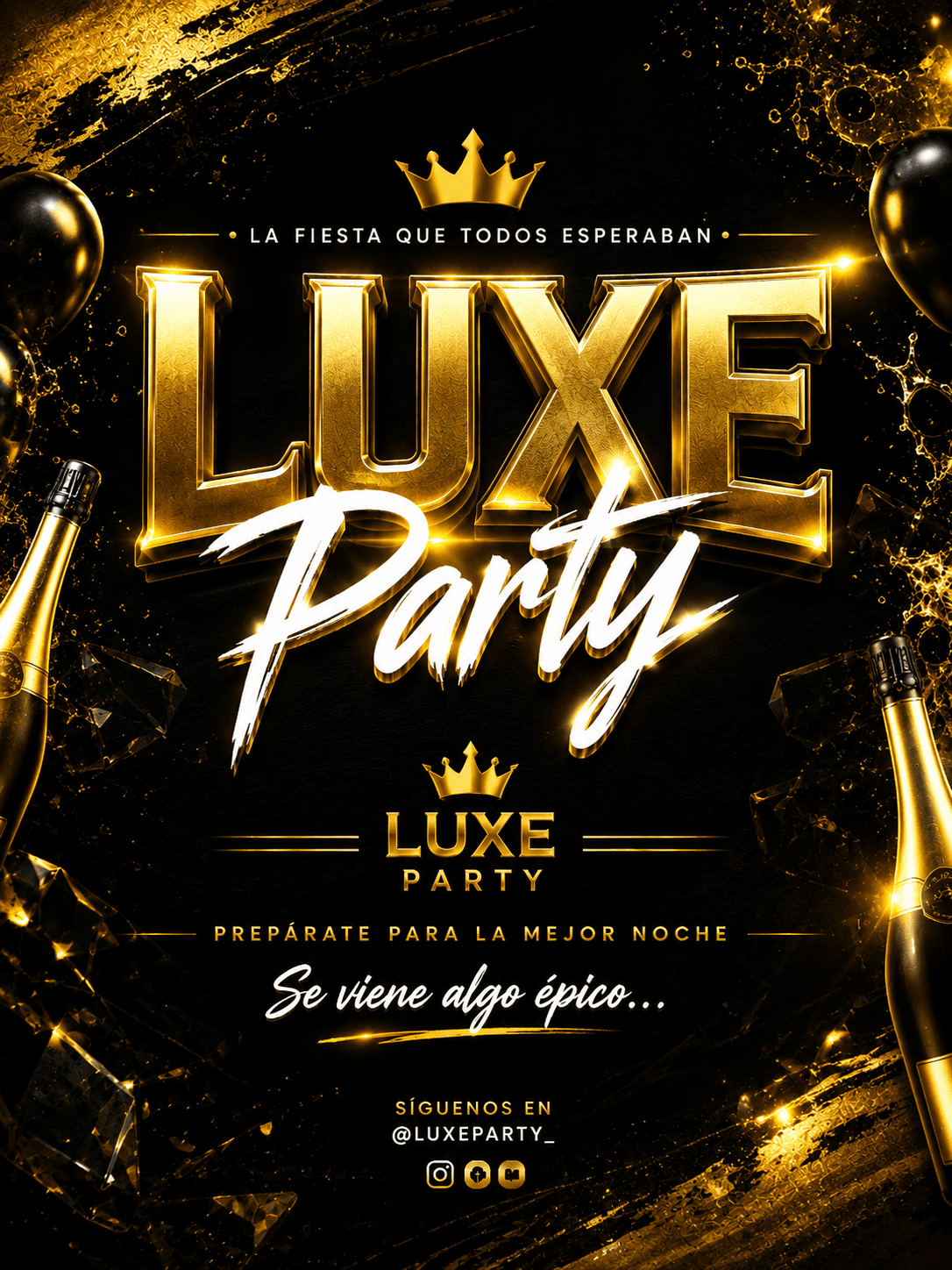 Luxe party image