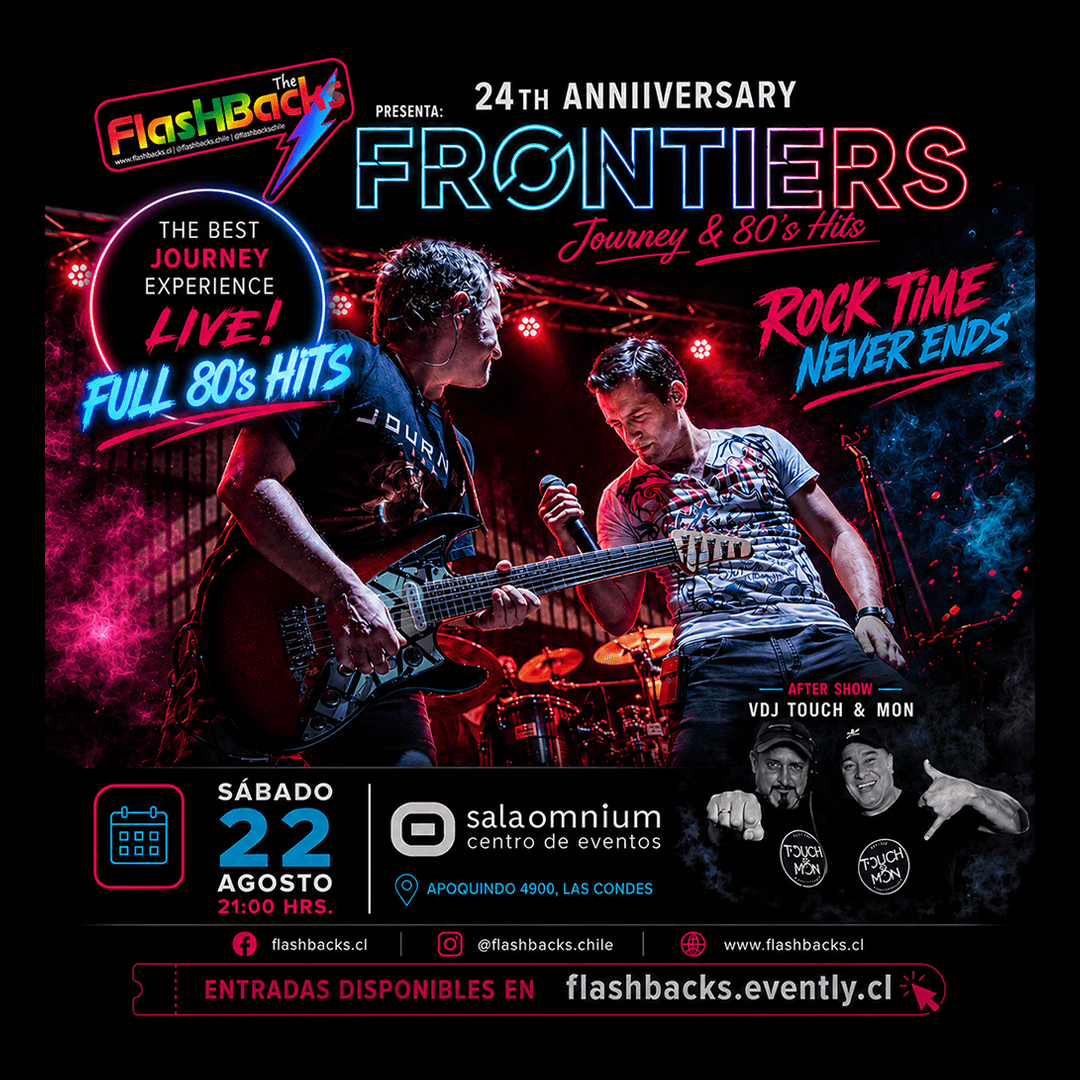 ANNIVERSARY 24 FRONTIERS SESSION JOURNEY + 80s HITS