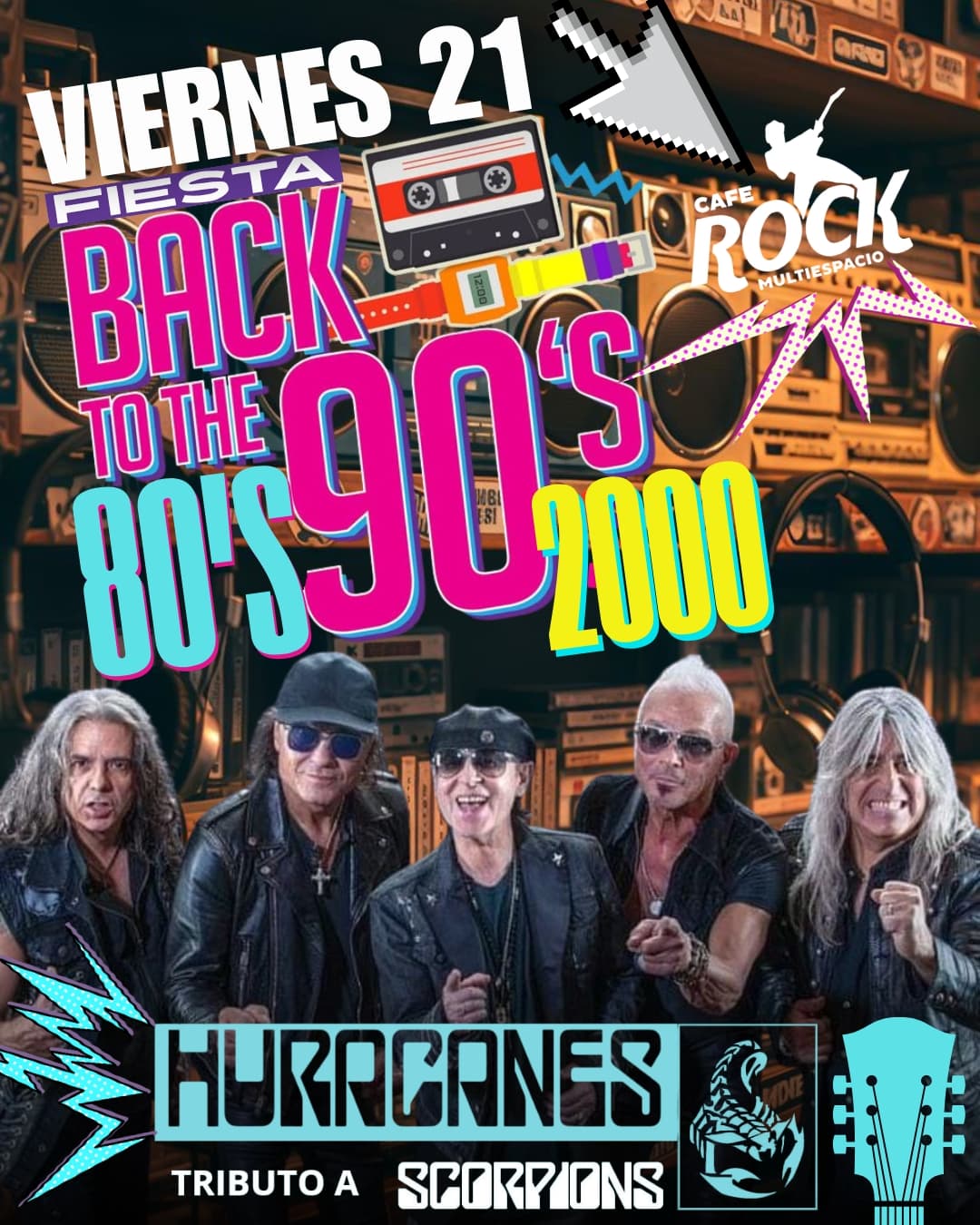 Viernes 21 Fiesta 90/2000 Tributo A Scorpions image