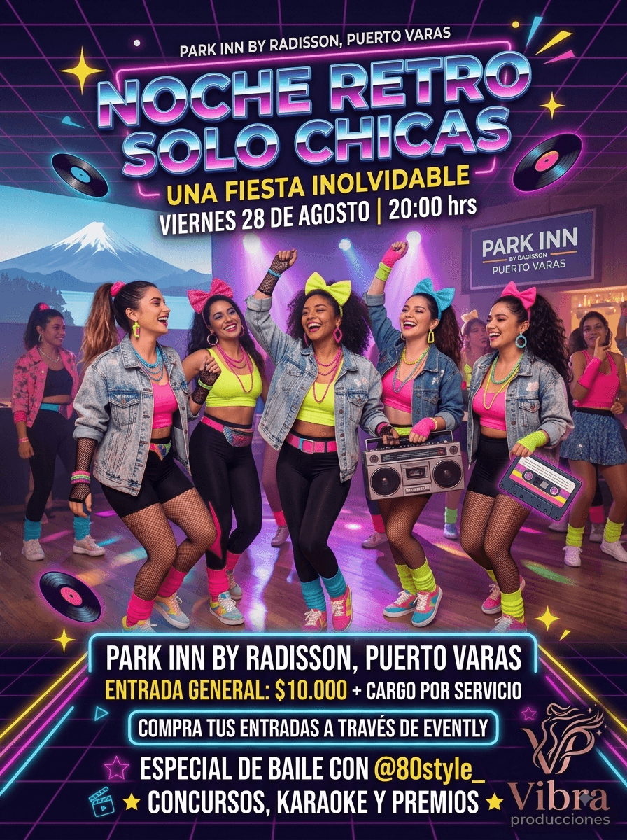 NOCHE RETRO - SOLO CHICAS image